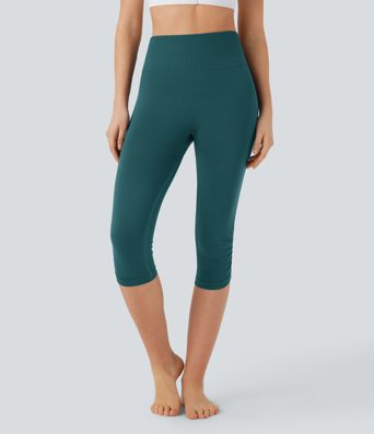 OneForm Seamless Flow High Waisted Scrunch Yoga Pedal Pusher Leggings