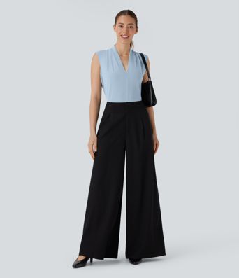 V-Ausschnitt Abwesenheits Arbeitsshirt