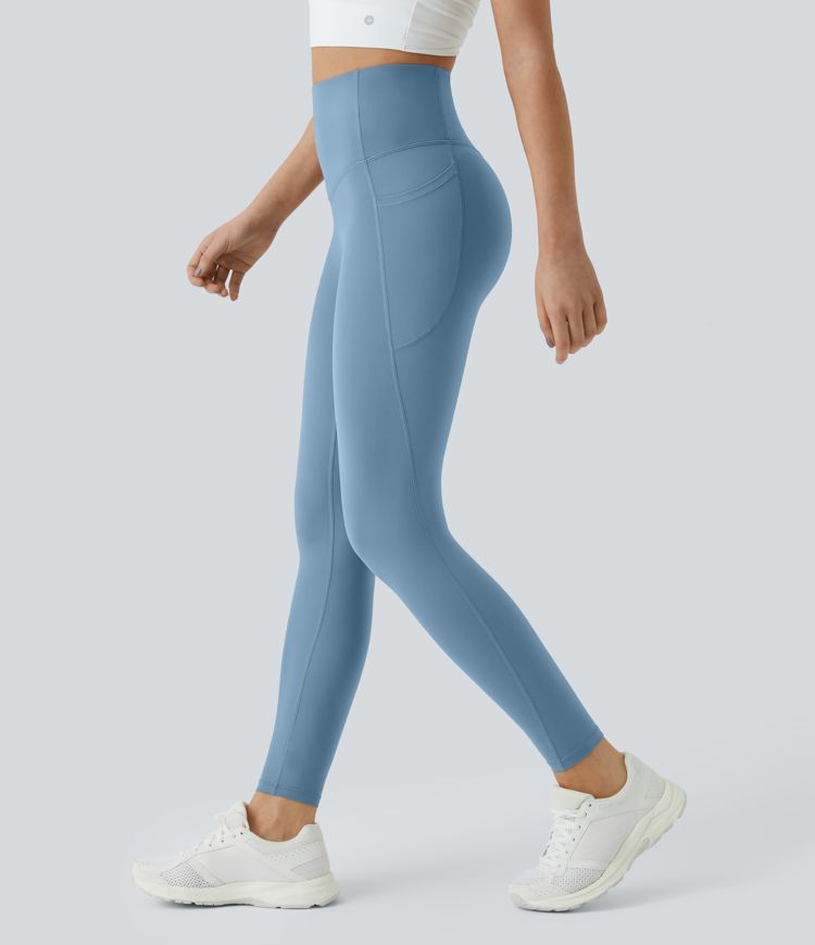 Halara UltraSculpt™ SoCinched High Waisted Tummy Control Side Pocket Shaping Training Leggings
