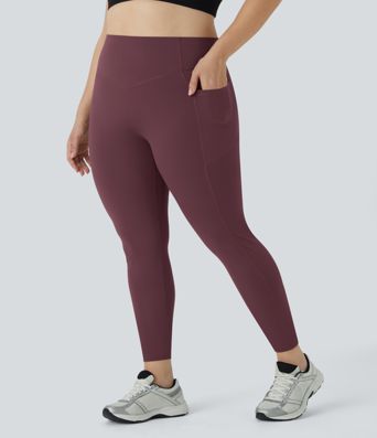Halara UltraSculpt™ High Waisted Scrunch Butt Lifting Tummy Control Pocket Shaping Training Plus Size Leggings
