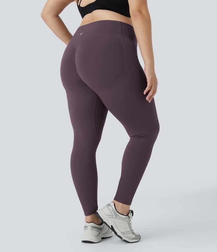 Halara UltraSculpt™ SoCinched High Waisted Scrunch Butt Lifting Tummy Control Pocket Shaping Training Plus Size Leggings