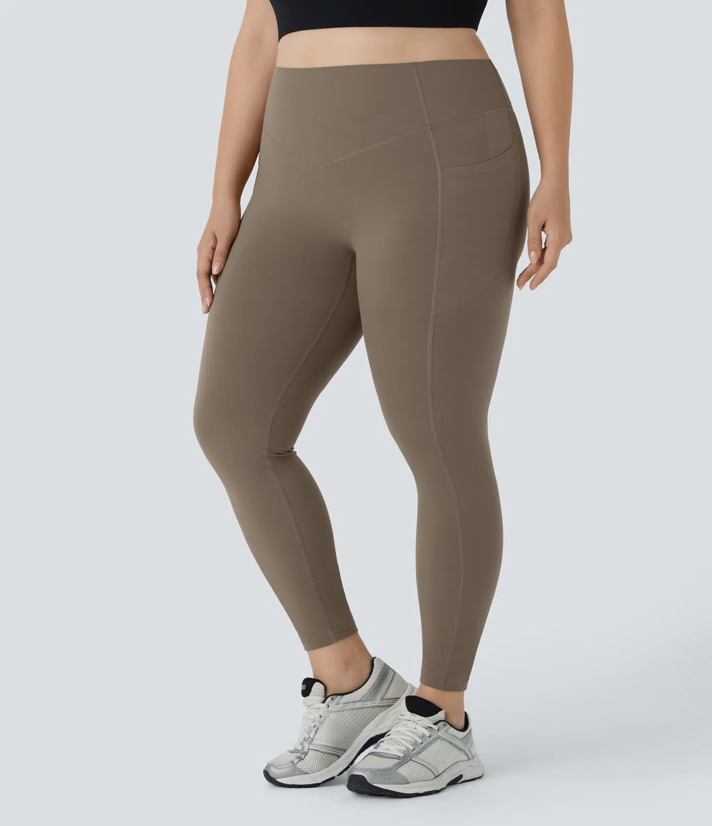 Halara UltraSculpt™ SoCinched High Waisted Scrunch Butt Lifting Tummy Control Pocket Shaping Training Plus Size Leggings