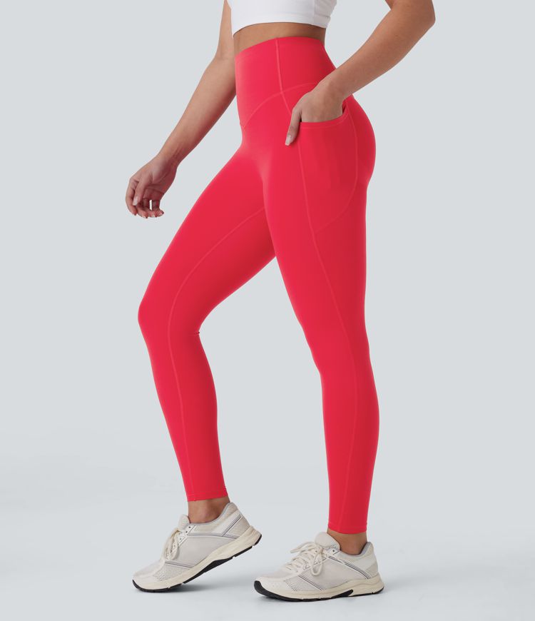 Halara UltraSculpt™ SoCinched High Waisted Butt Lifting Tummy Control Side Pocket Shaping Workout Leggings