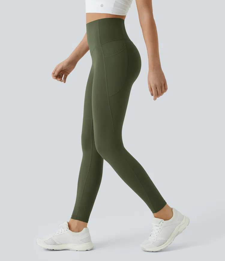 Halara UltraSculpt™ SoCinched High Waisted Tummy Control Pocket Shaping Training Leggings