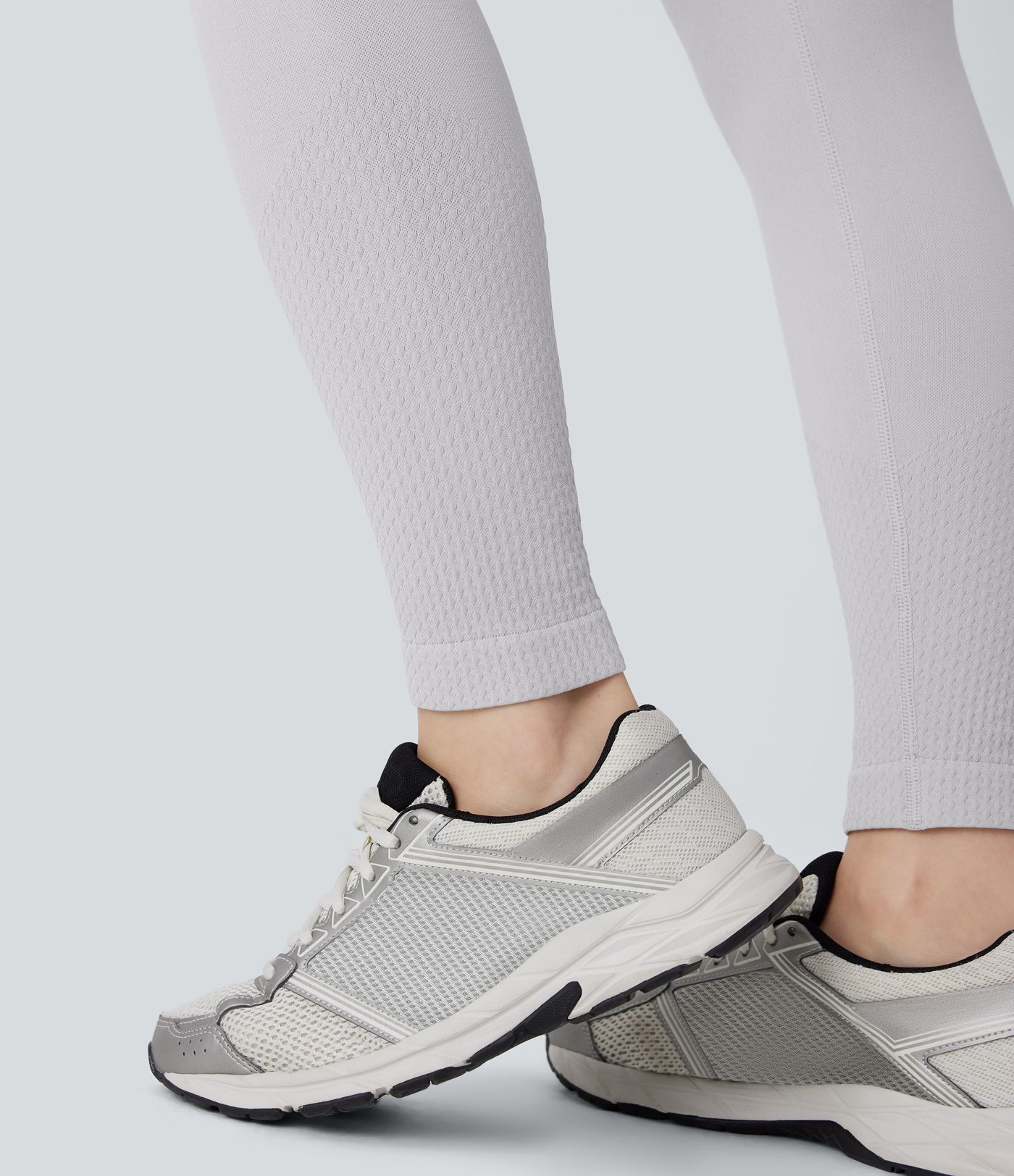 Leggings yoga tiro alto control abdomen realce glúteo bolsillo lateral 7/8 sin costuras