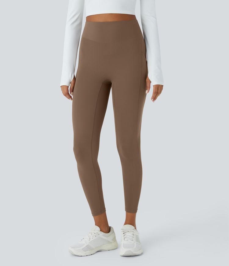 SoftlyZero™ High Waisted Pocket 7/8 Yoga Leggings-UPF50+