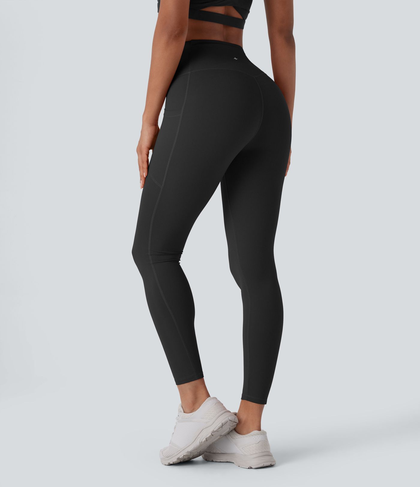 Halara UltraSculpt™ High Waisted Twisted Crossover Side Pocket Yoga Leggings