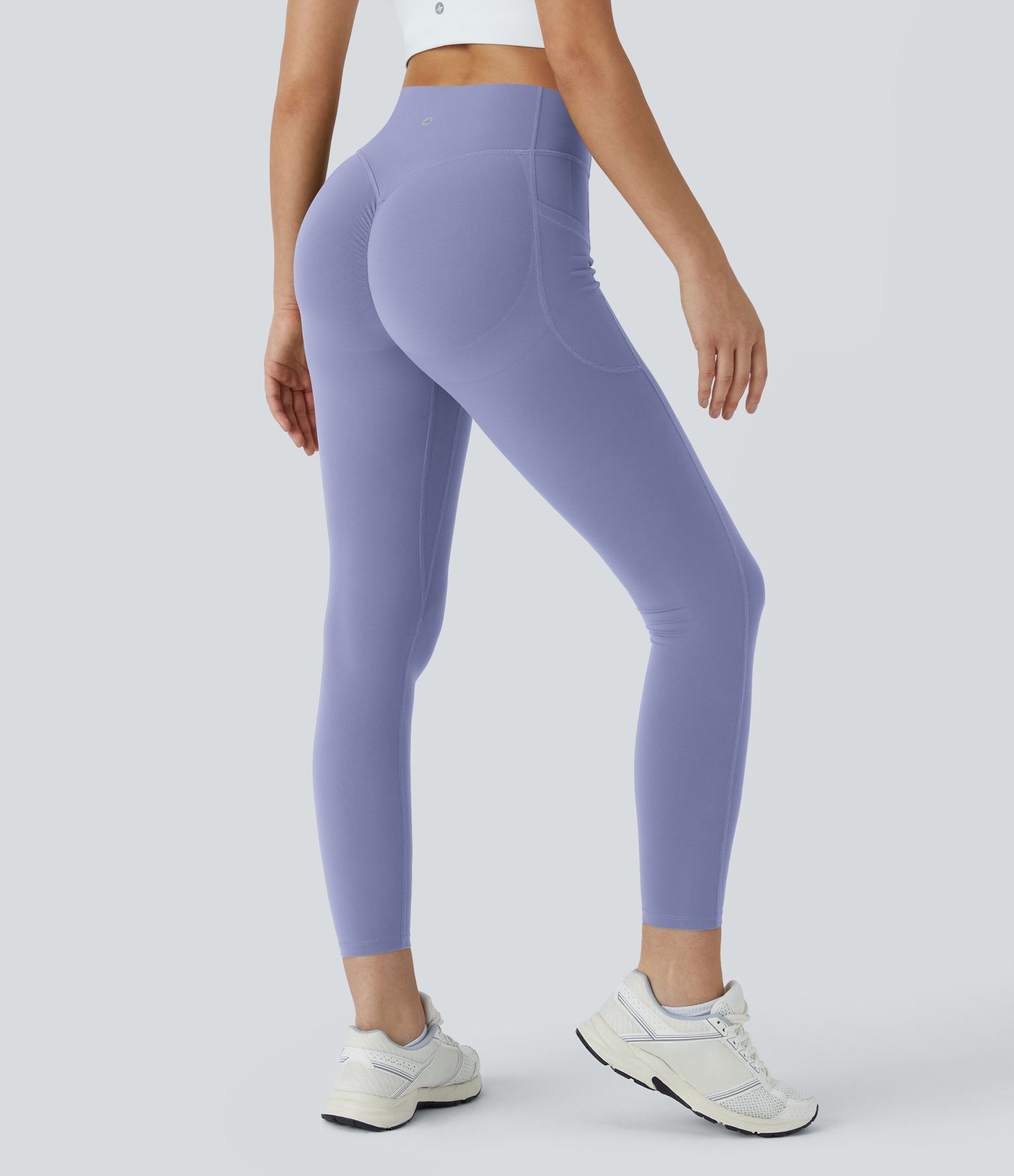 Legging d'entraînement gainant galbant taille haute avec effet scrunch et poches Halara UltraSculpt™