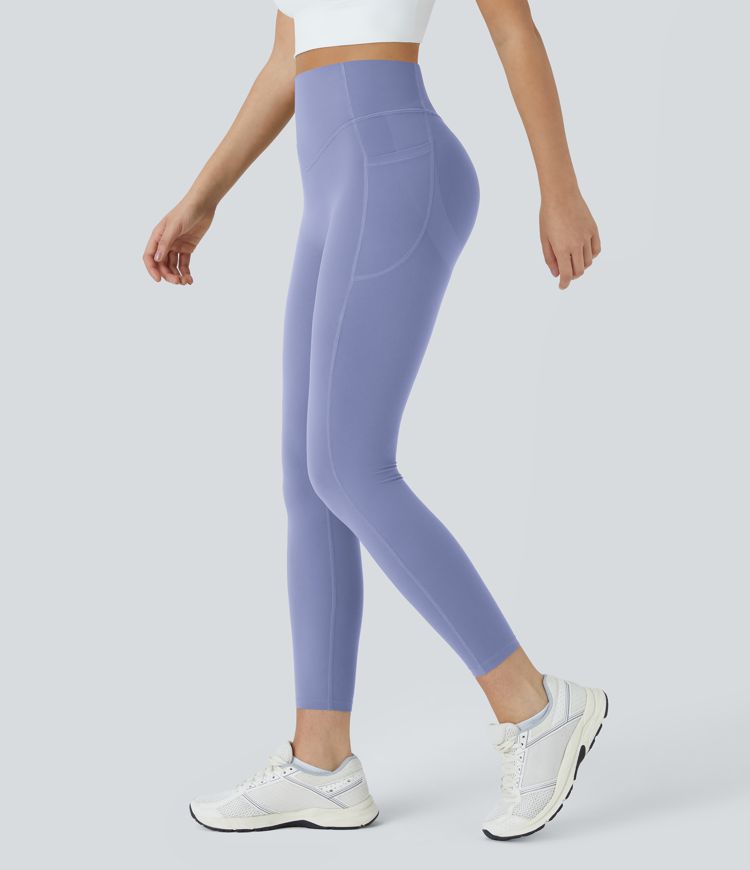 SoCinched High Waisted Butt Lifting Tummy Control Side Pocket Shaping Training UltraSculpt Leggings