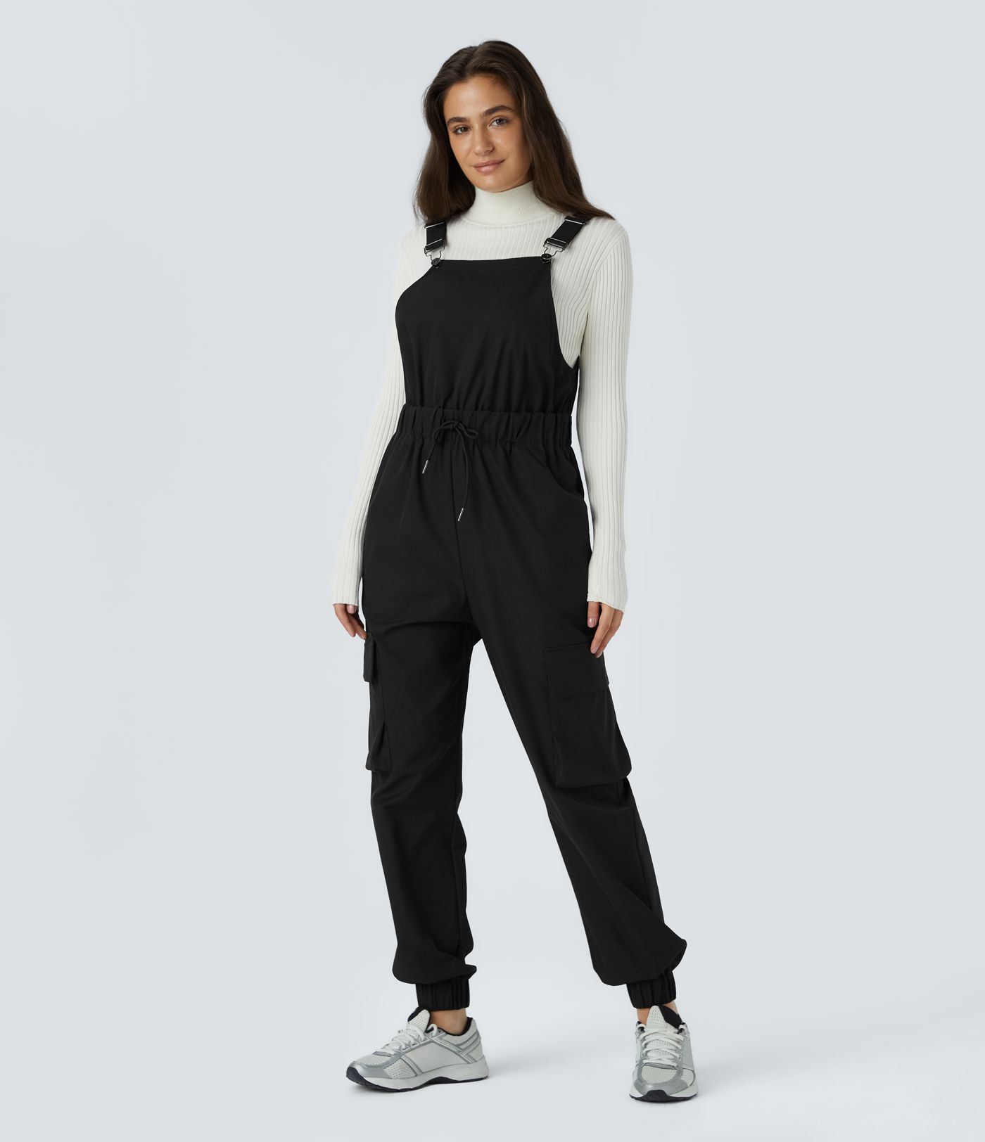 Mono cargo correr senderismo repelente agua resistente desgaste correa ajustable cordón múltiple bolsillo