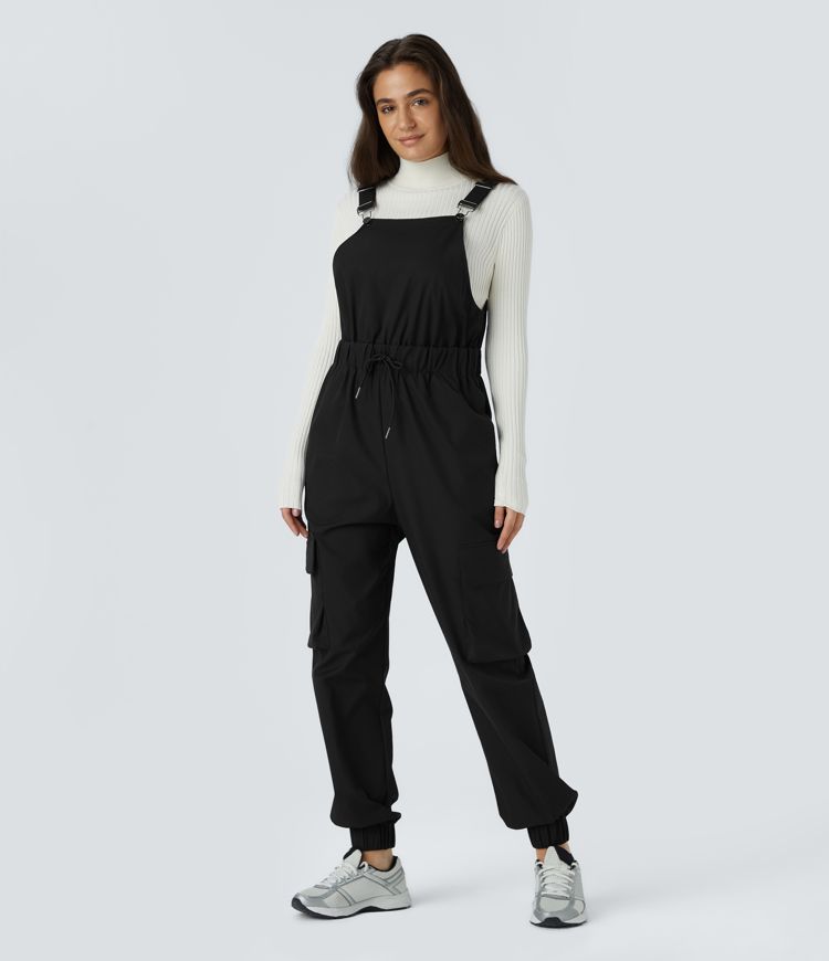 Mono cargo correr senderismo repelente agua resistente desgaste correa ajustable cordón múltiple bolsillo