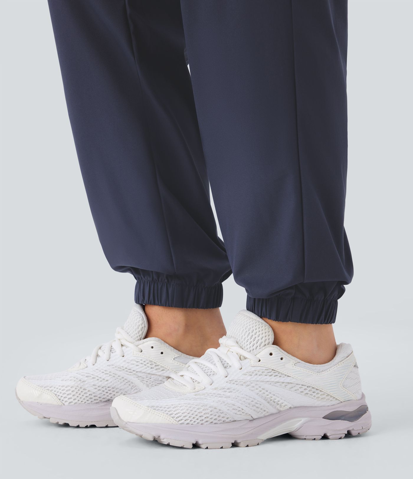 Water Repellent Wear-Resistant Mid Rise Belted Pockets Hiking Cargo Joggers