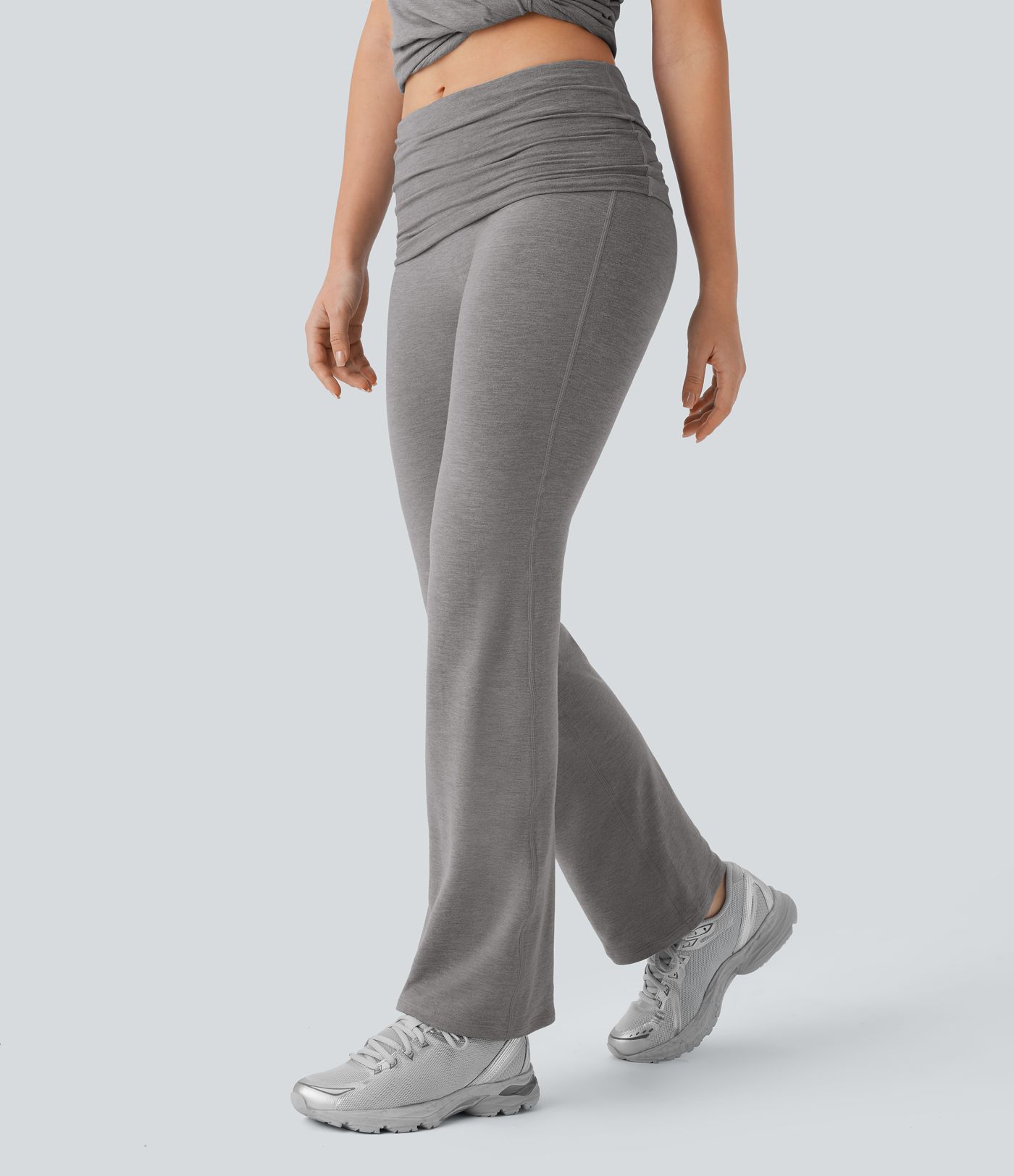 Super High Waisted Foldover Yoga Pants