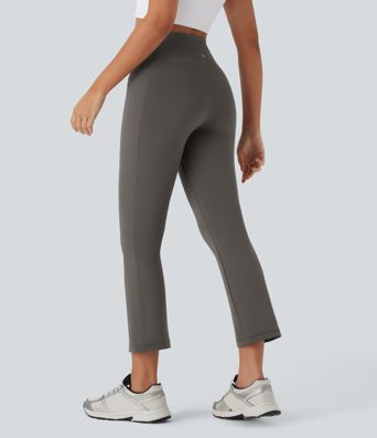 Pantalon yoga ajusté court taille haute avec cordon de serrage DayStretch avec poches