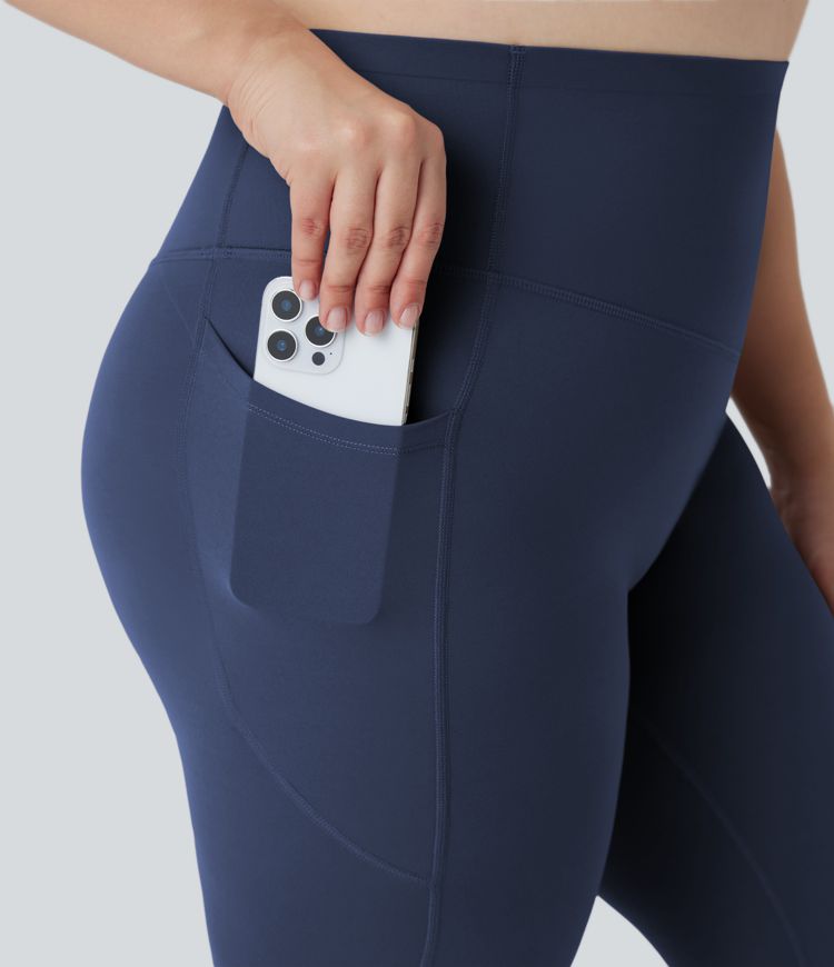 Plus Size Halara UltraSculpt™ High Waisted Butt Lifting Tummy Control Shaping Training Leggings with Pockets