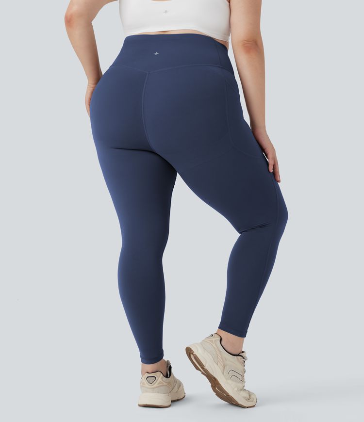 Plus Size Halara UltraSculpt™ SoCinched High Waisted Butt Lifting Tummy Control Shaping Training Leggings with Pockets