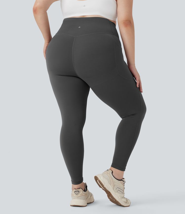 Plus Size Halara UltraSculpt™ High Waisted Butt Lifting Tummy Control Shaping Training Leggings with Pockets