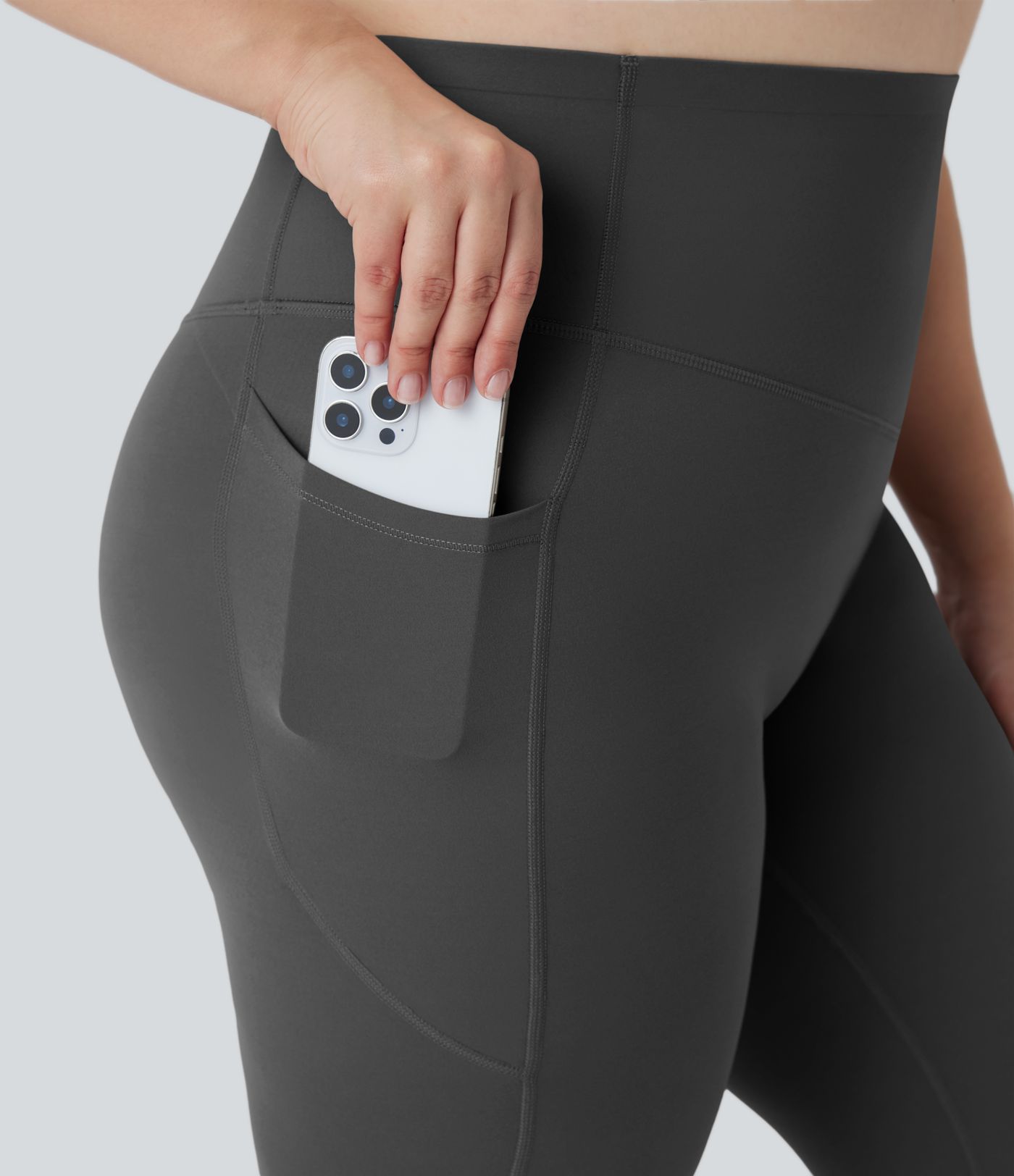 Plus Size Halara UltraSculpt™ High Waisted Butt Lifting Tummy Control Shaping Training Leggings with Pockets