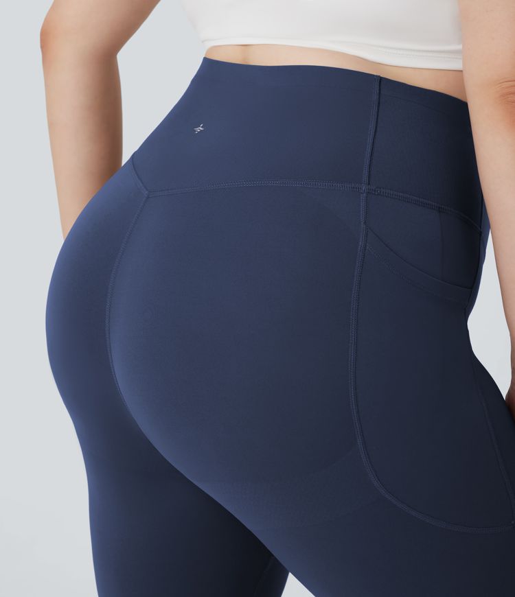 Plus Size Halara UltraSculpt™ High Waisted Butt Lifting Tummy Control Shaping Training Leggings with Pockets