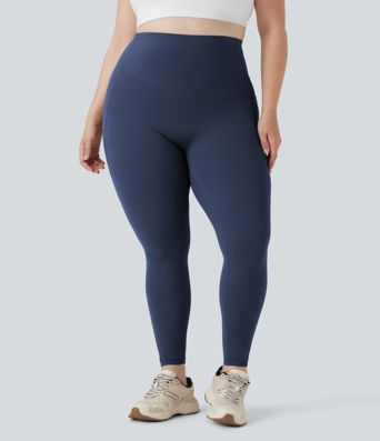 Plus Size Halara UltraSculpt™ High Waisted Butt Lifting Tummy Control Shaping Training Leggings with Pockets