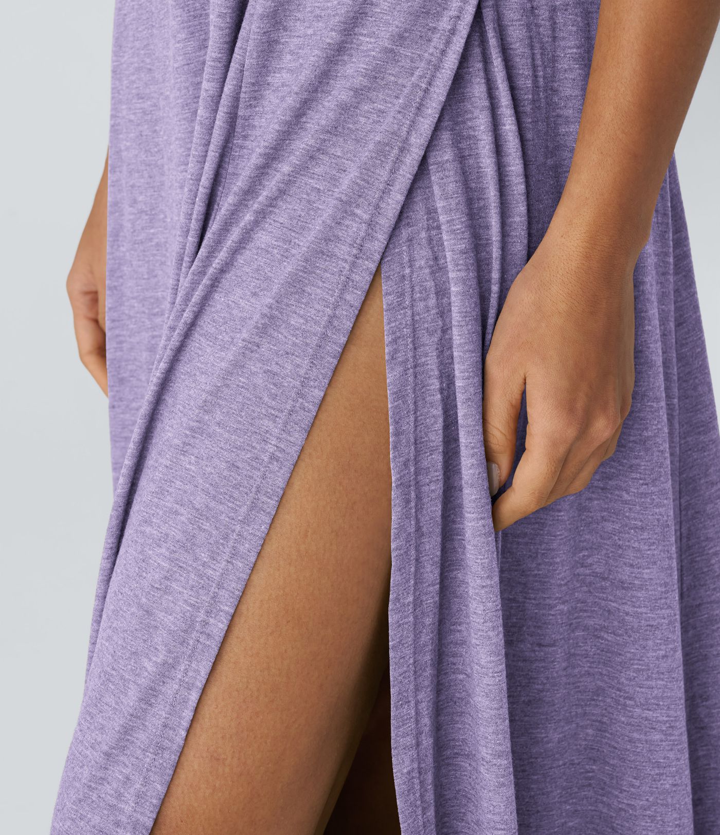 U Neck Flowy Maxi Casual Tank Dress