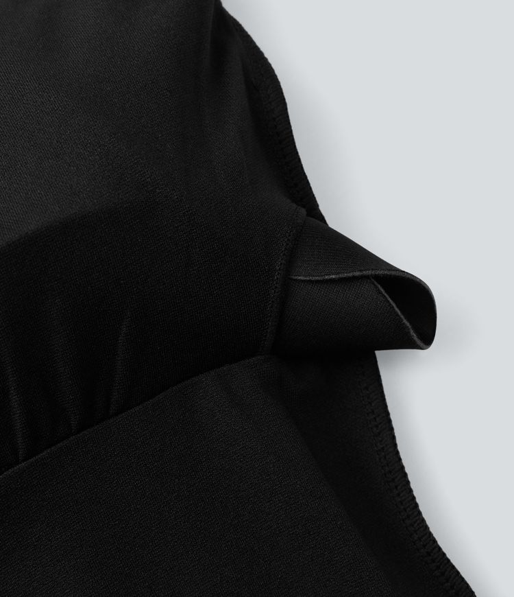 Camiseta de tirantes cruzada para running con espalda abierta