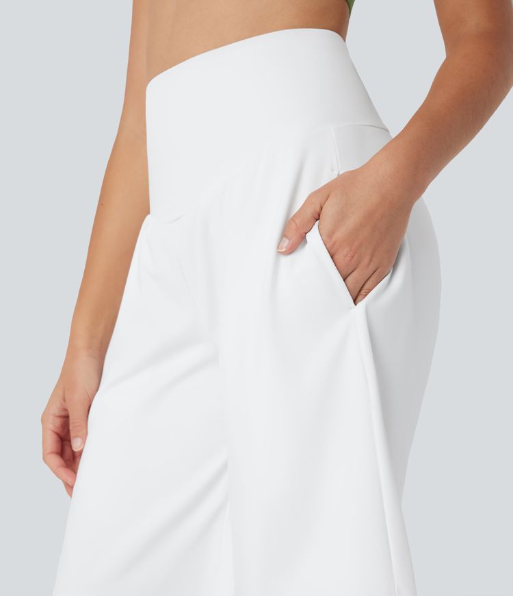 SoftlyZero™ Airy High Waisted Pockets  Yoga Bermuda Shorts