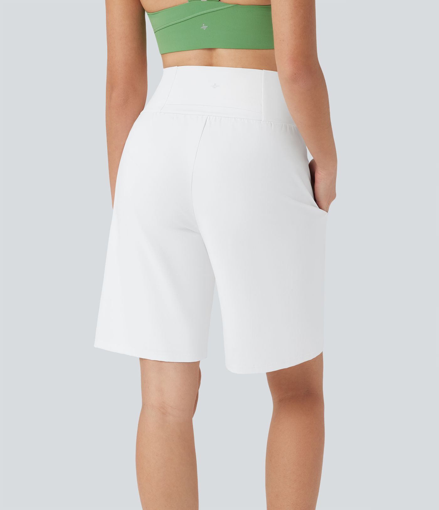 SoftlyZero™ Airy High Waisted Pockets  Yoga Bermuda Shorts