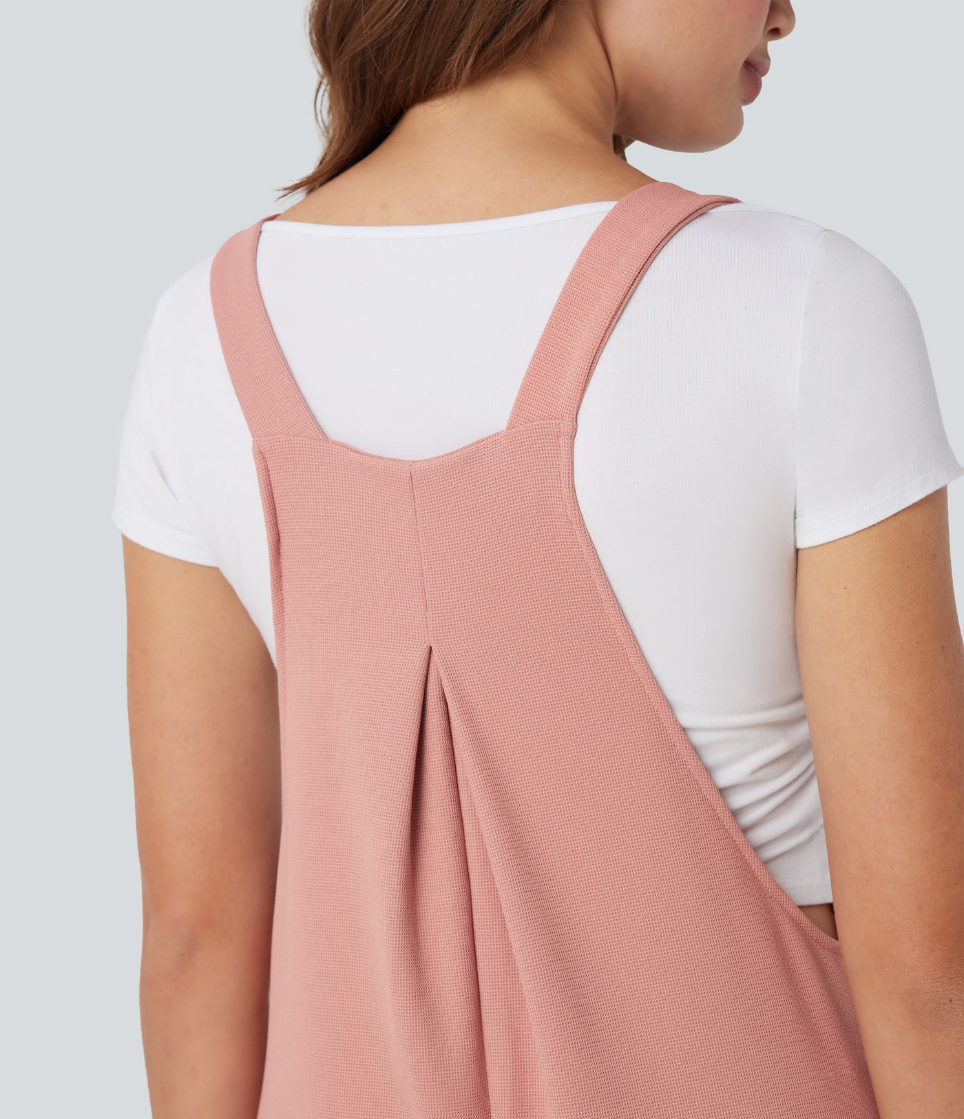 Chaqueta casual de waffle con correa ajustable, múltiples bolsillos con botones