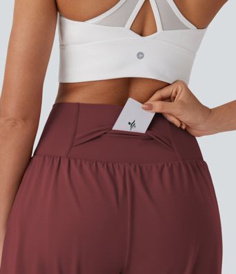 SoftlyZero™ Airy Super High Waisted 2-in-1 Cool Touch Yoga Shorts 7" with Pockets