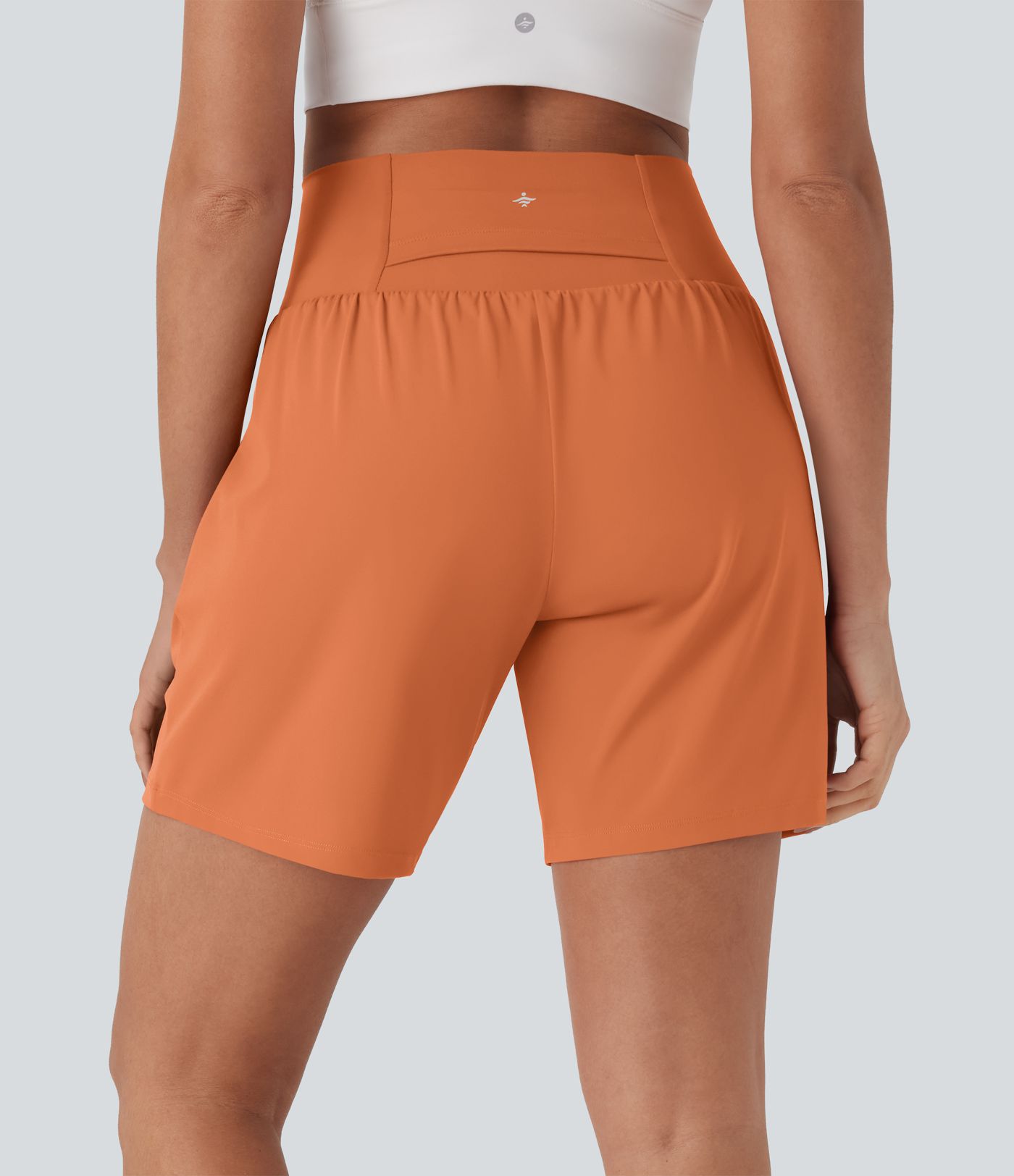 SoftlyZero™ Airy Super High Waisted 2-in-1 Cool Touch Yoga Shorts 7" with Pockets