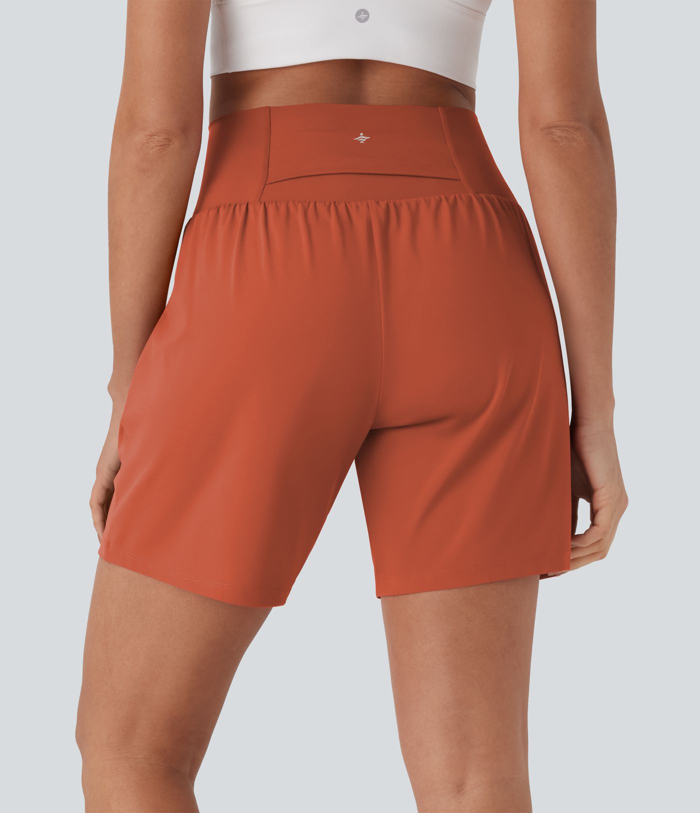 Softlyzero™ Airy Short de yoga 2-en-1 super taille haute avec poches et toucher frais 17,5 cm