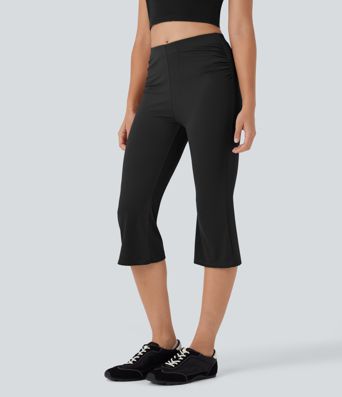 Mittlere Capri-Schlaghose für die Arbeit