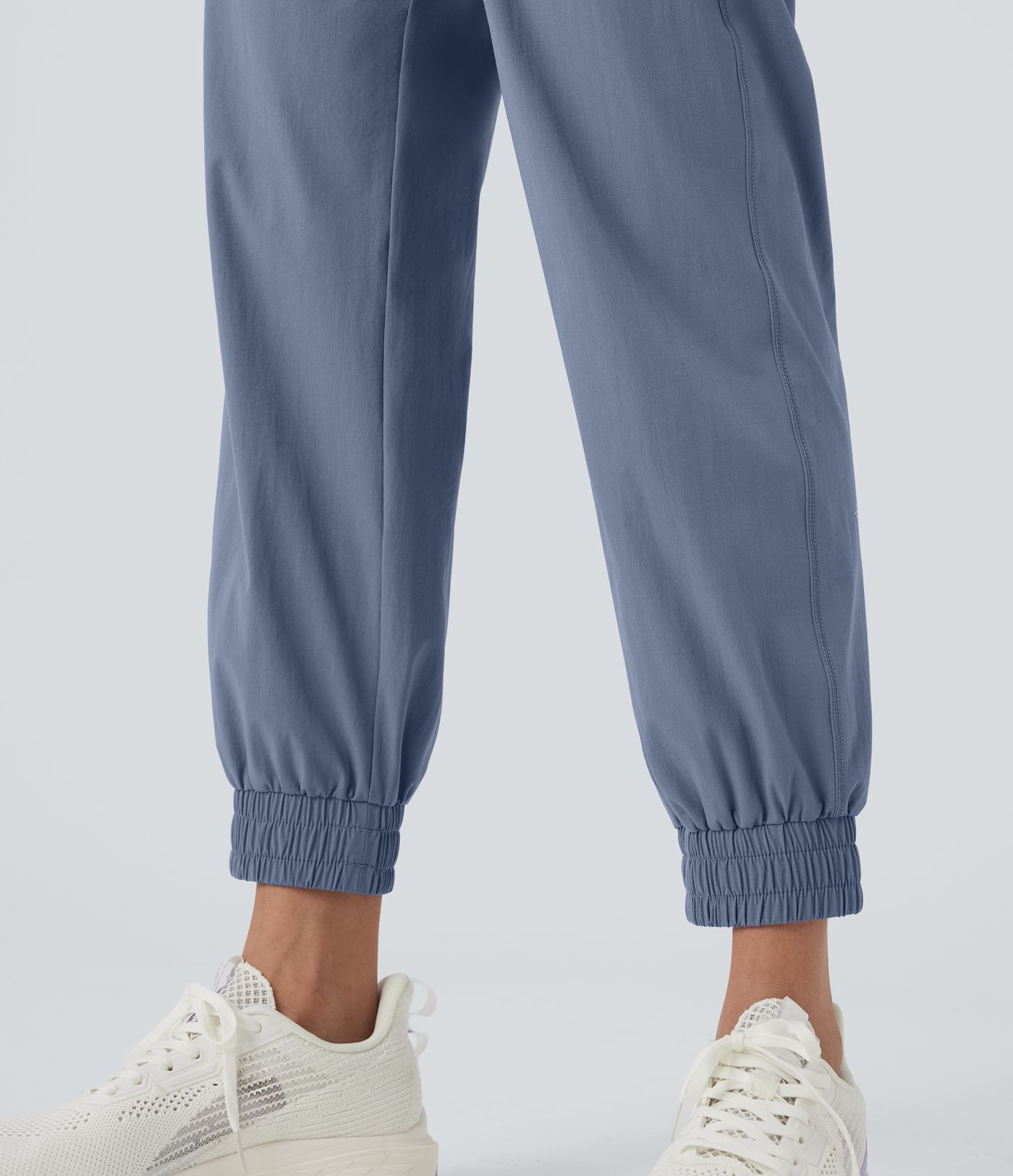 High Waisted Zipper Pockets Hiking Joggers