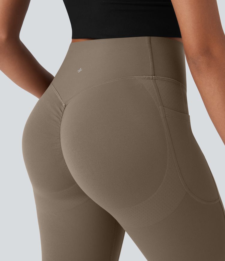 Halara UltraSculpt™ High Waisted Scrunch Butt Lifting Tummy Control Side Pocket Shaping Workout Biker Shorts 9''