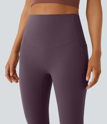 Halara UltraSculpt™ High Waisted Tummy Control Pocket Shaping Yoga Bootcut Leggings