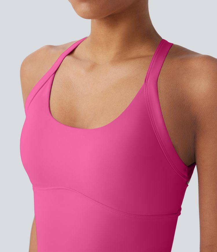 SoftlyZero™ Plush Cut Out Yoga Tank Top A-C Cups