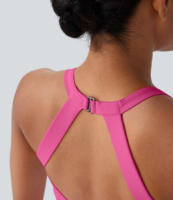 SoftlyZero™ Plush Cut Out Yoga Tank Top A-C Cups