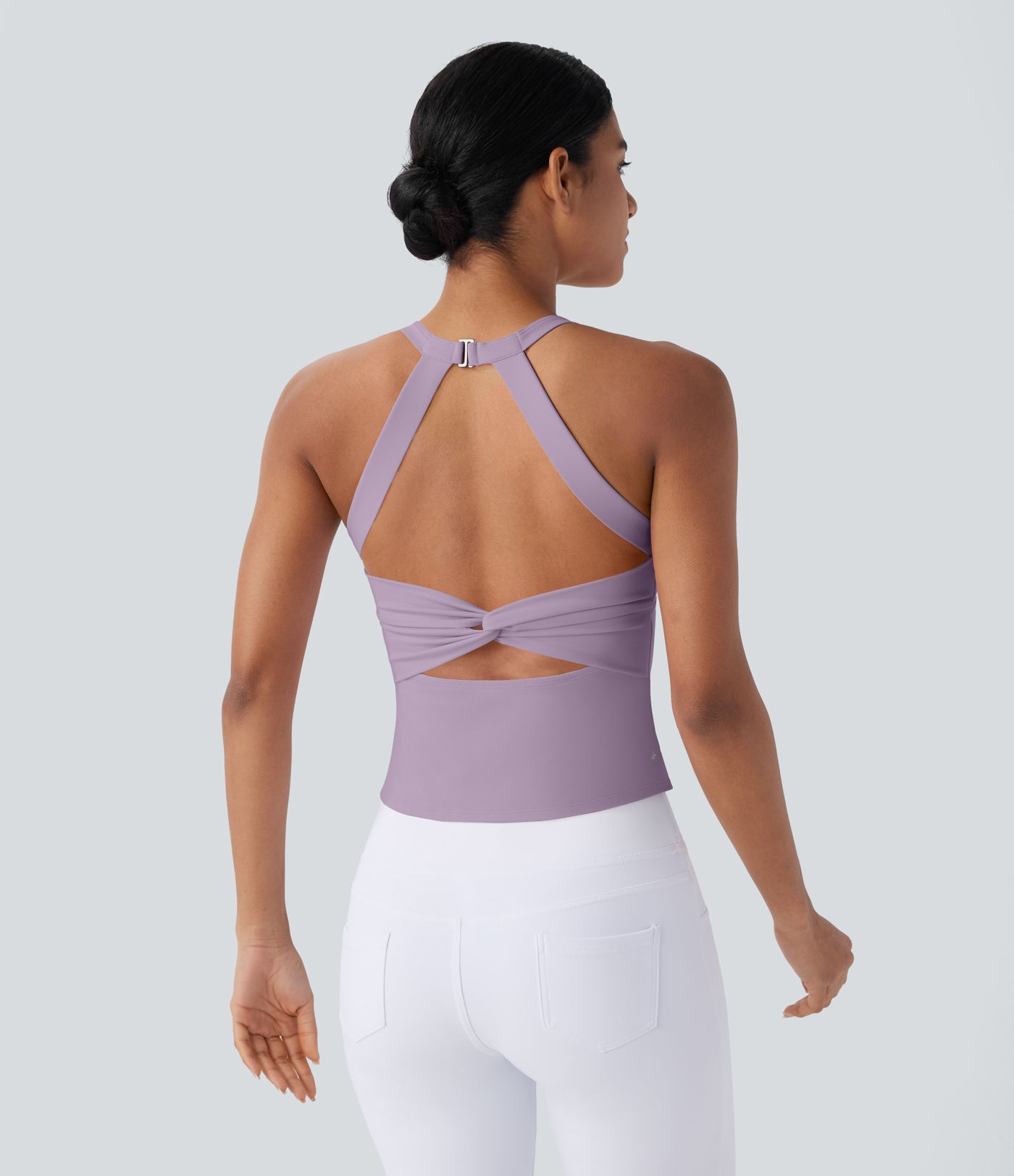 SoftlyZero™ Plush Cut Out Yoga Tank Top A-C Cups
