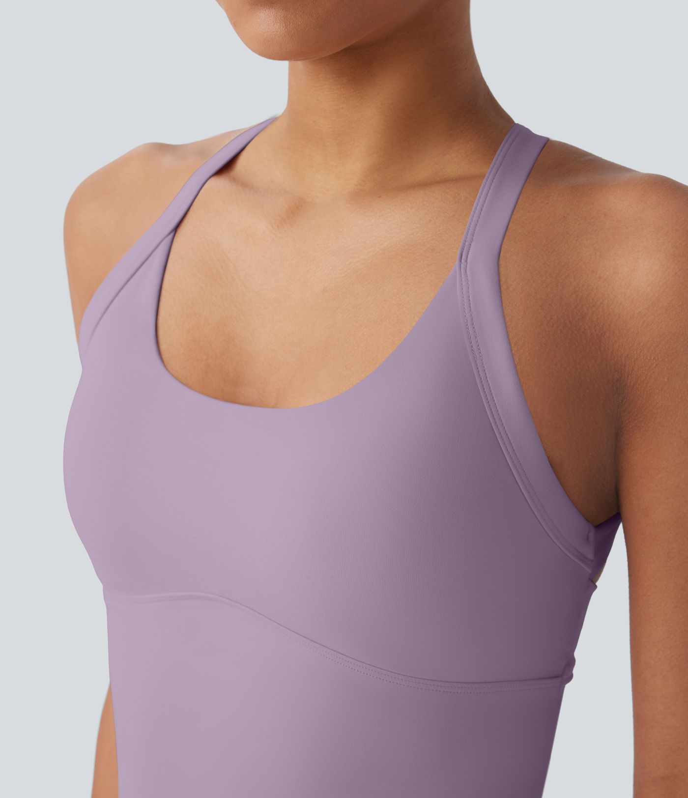 SoftlyZero™ Plush Cut Out Yoga Tank Top A-C Cups