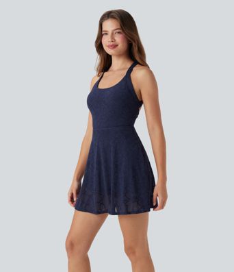 Robe de Danse Active Mini 2-en-1 en Dentelle avec Poches - Facile et Pratique