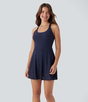 Robe de Danse Active Mini 2-en-1 en Dentelle avec Poches - Facile et Pratique