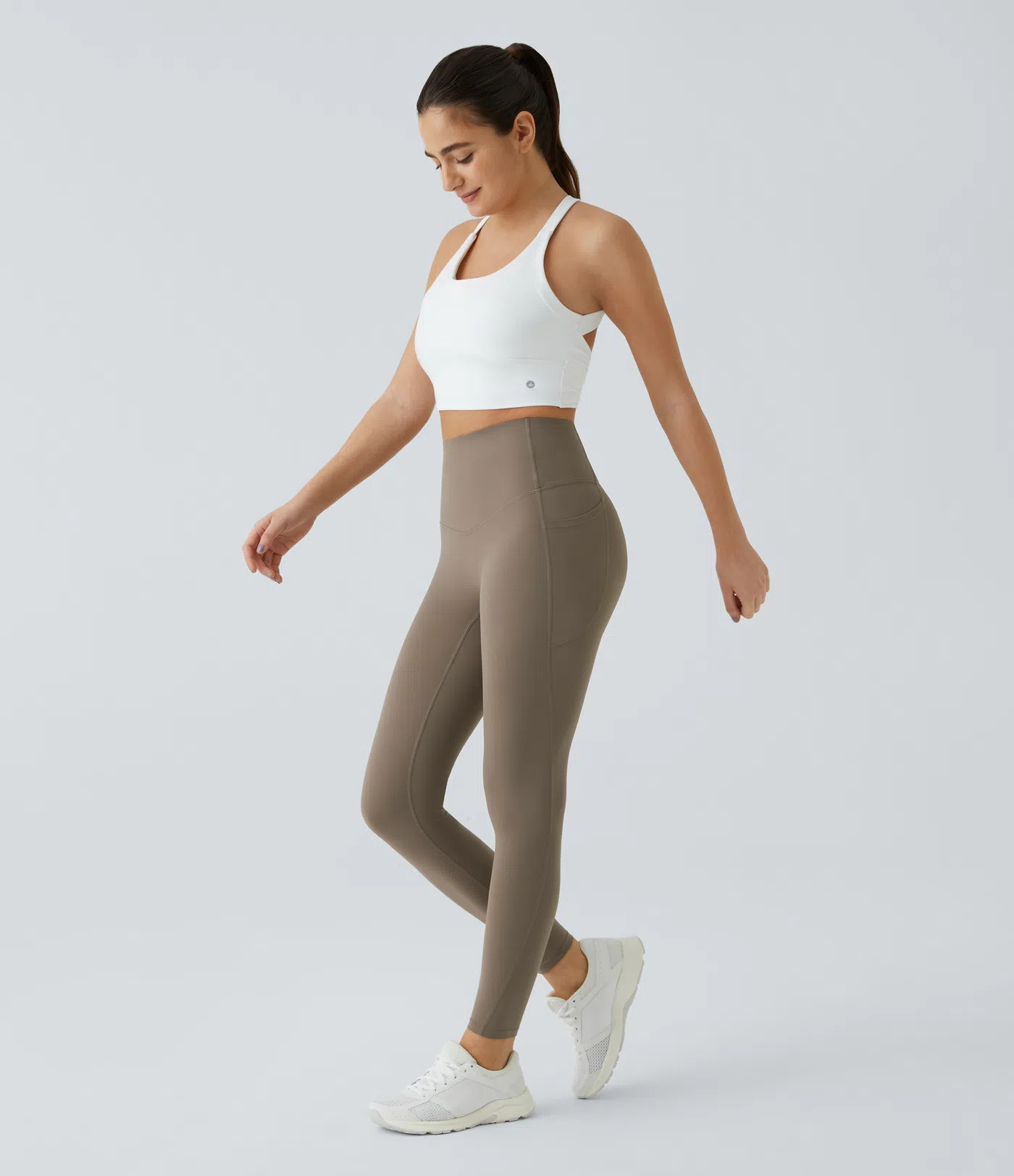Halara UltraSculpt™ - Formende Workout-Leggings mit hohem Bund, Seitentaschen und Bauchkontrolle