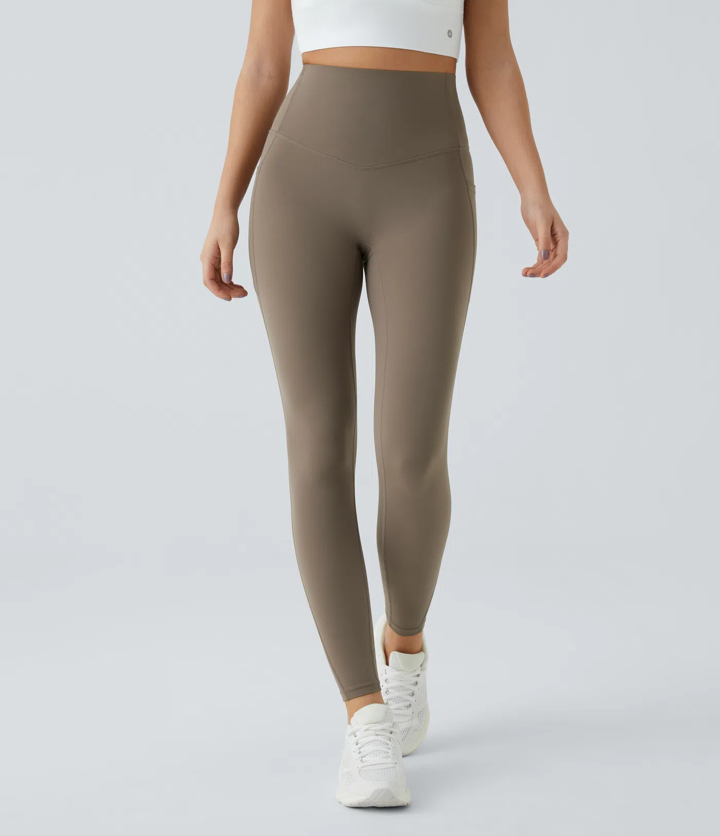 Halara UltraSculpt™ - Formende Workout-Leggings mit hohem Bund, Seitentaschen und Bauchkontrolle