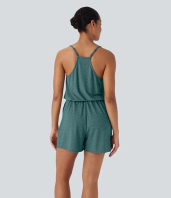 Wide Leg Jumpsuit with Pockets