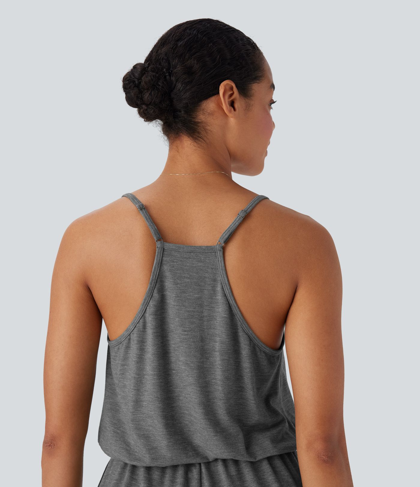 Wide Leg Jumpsuit with Pockets