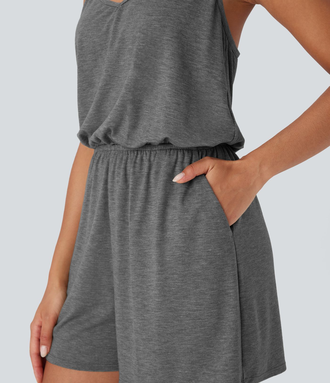 Wide Leg Jumpsuit with Pockets