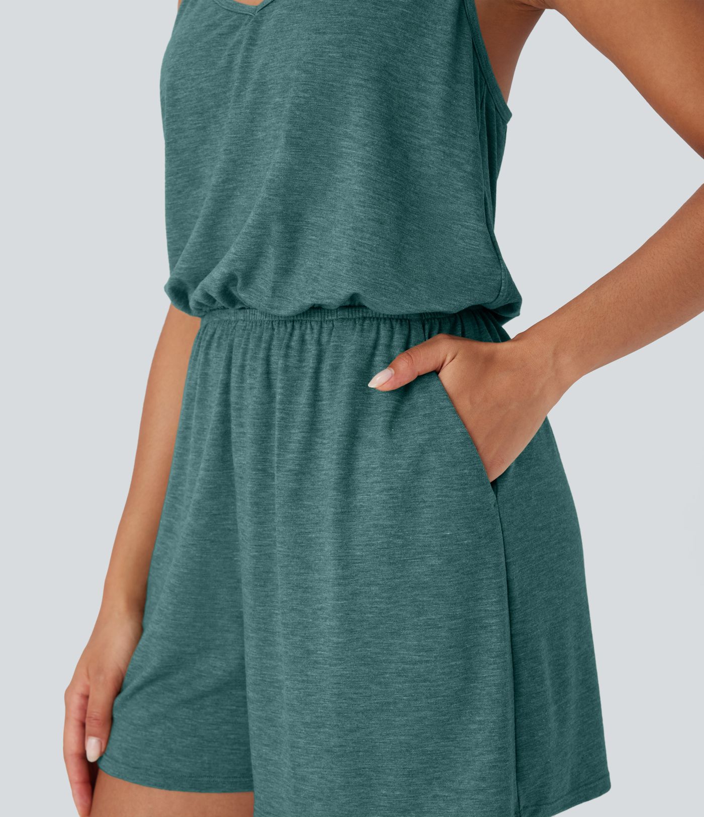 Wide Leg Jumpsuit with Pockets