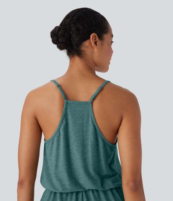 Wide Leg Jumpsuit with Pockets