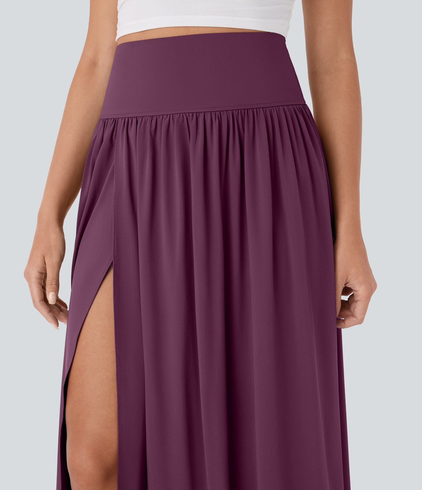 Breezeful™ High Waisted Tummy Control 2-in-1 Flowy Quick Dry Maxi Skirt Breezeful™ High Waisted Tummy Control 2-in-1 Flowy Quick Dry Maxi Skirt